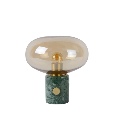 lafabryka.pl Lampa stołowa CHARLIZE Ø 23 cm 1xE27 Amber 03520/01/62 Lucide